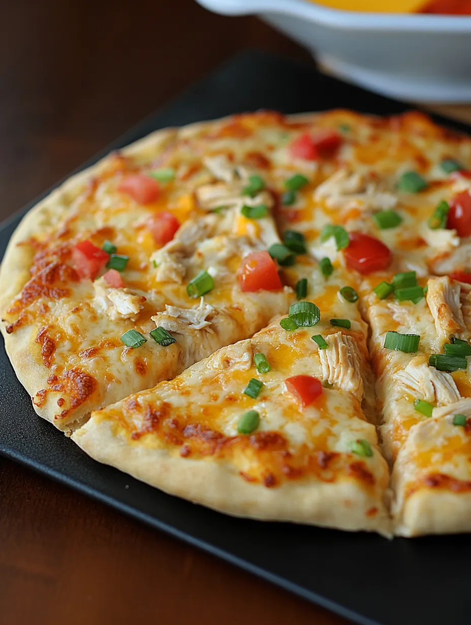Pizza Poulet Ranch Géniale