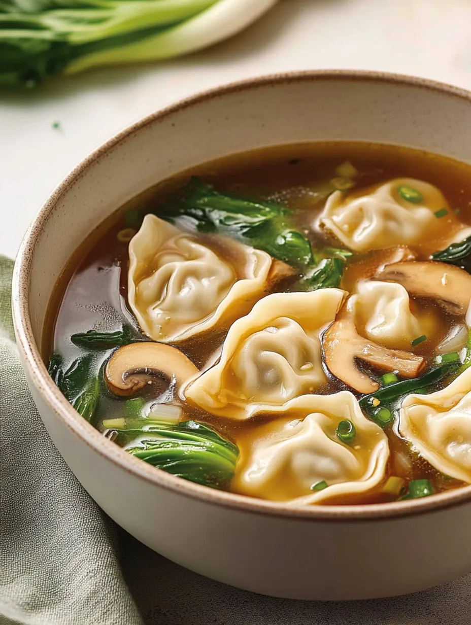 Soupe de Raviolis Facile