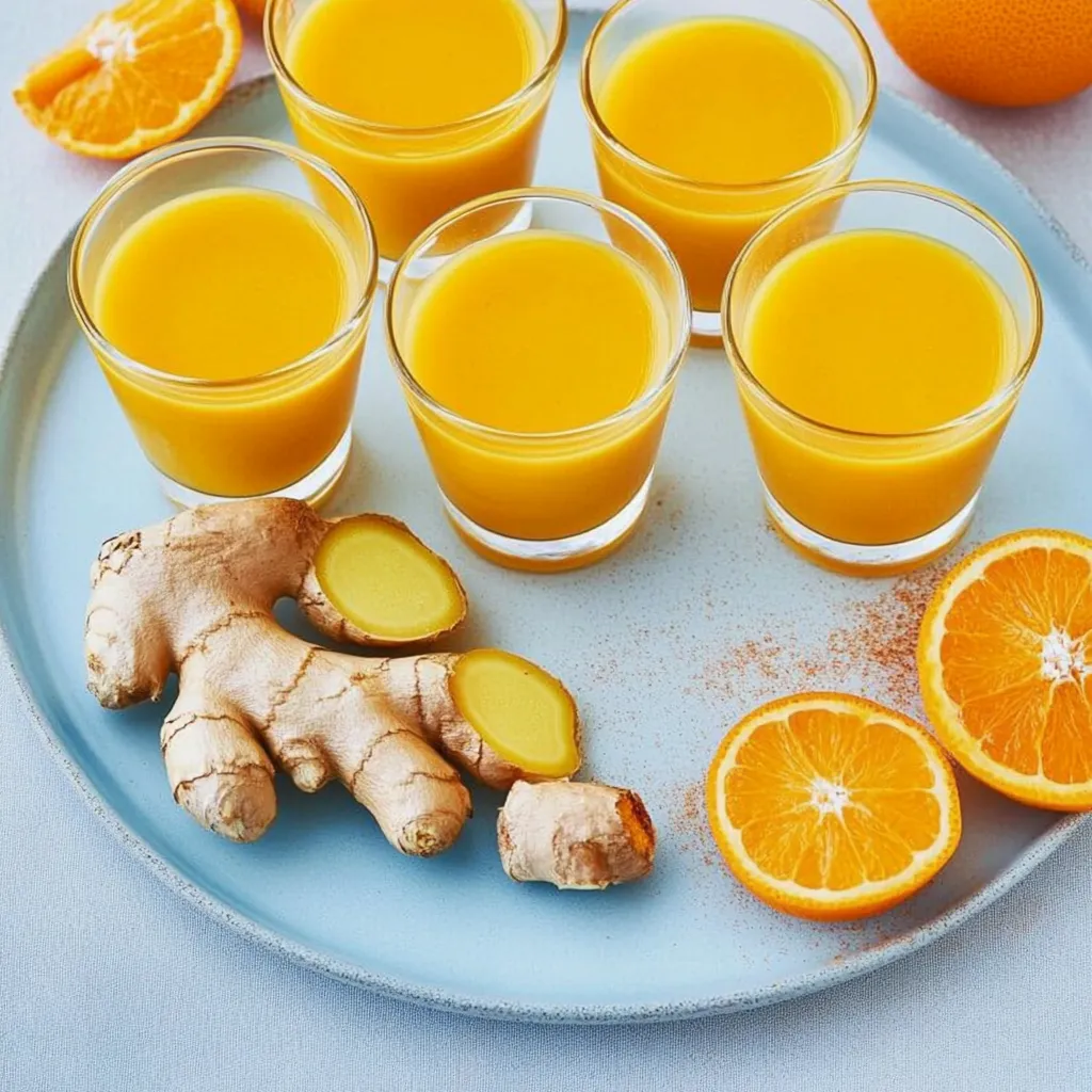 Shot orange et gingembre