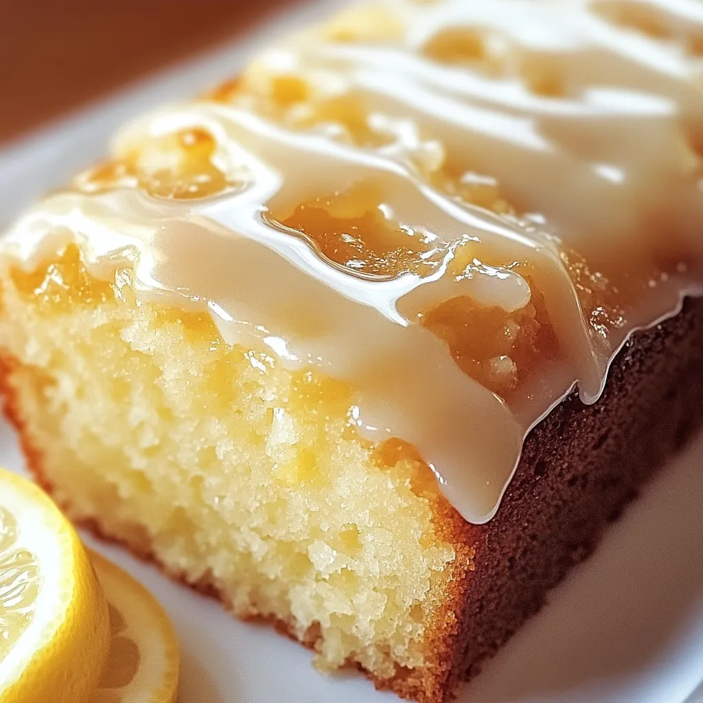 Gâteau au Citron Facile Style Starbucks