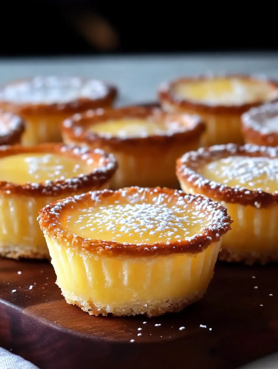 Mini tartelettes magiques au citron