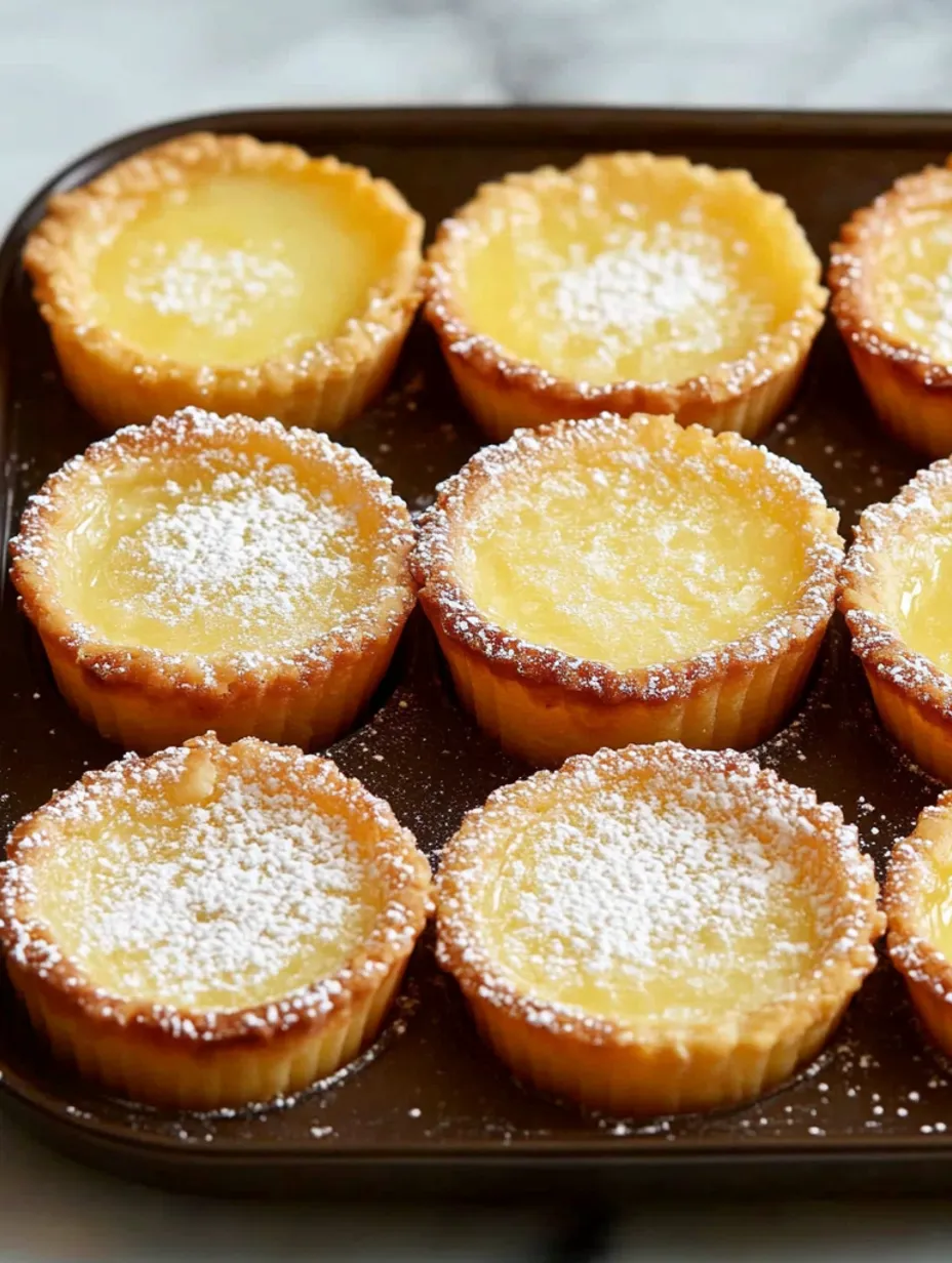 Délicieuses mini tartelettes magiques au citron