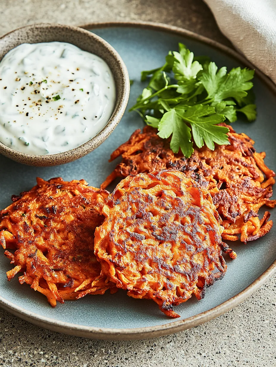 Galettes de patate douce croustillantes – Simple & gourmand