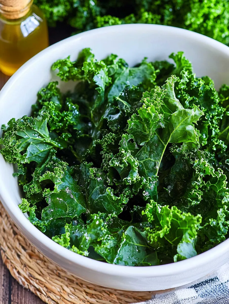 Chips de chou kale croustillants sortis du four – Simple et sain