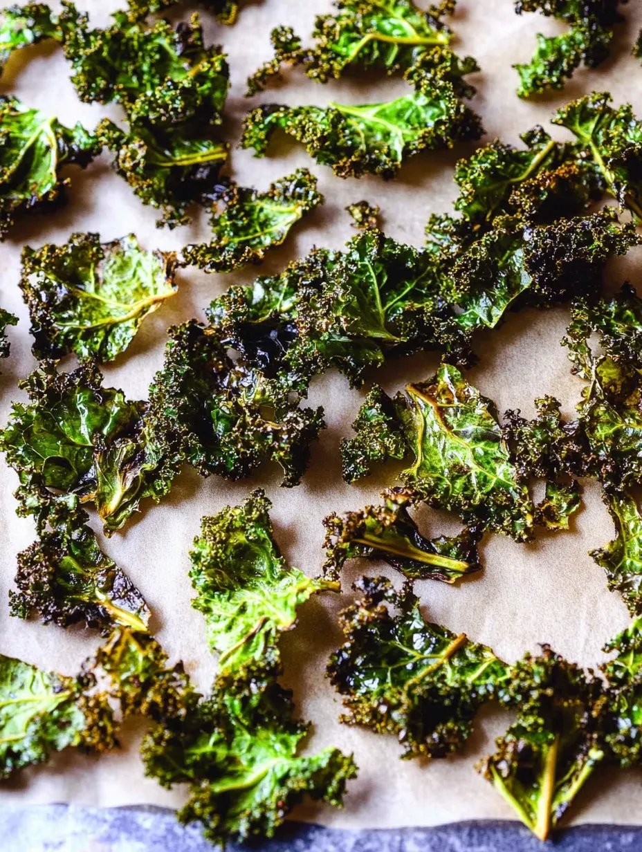 Chips saines au four : kale ultra croustillant