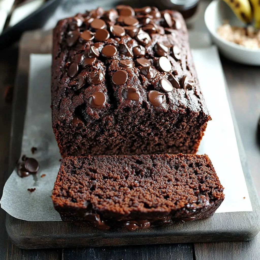Délicieux Pain Banane Chocolat