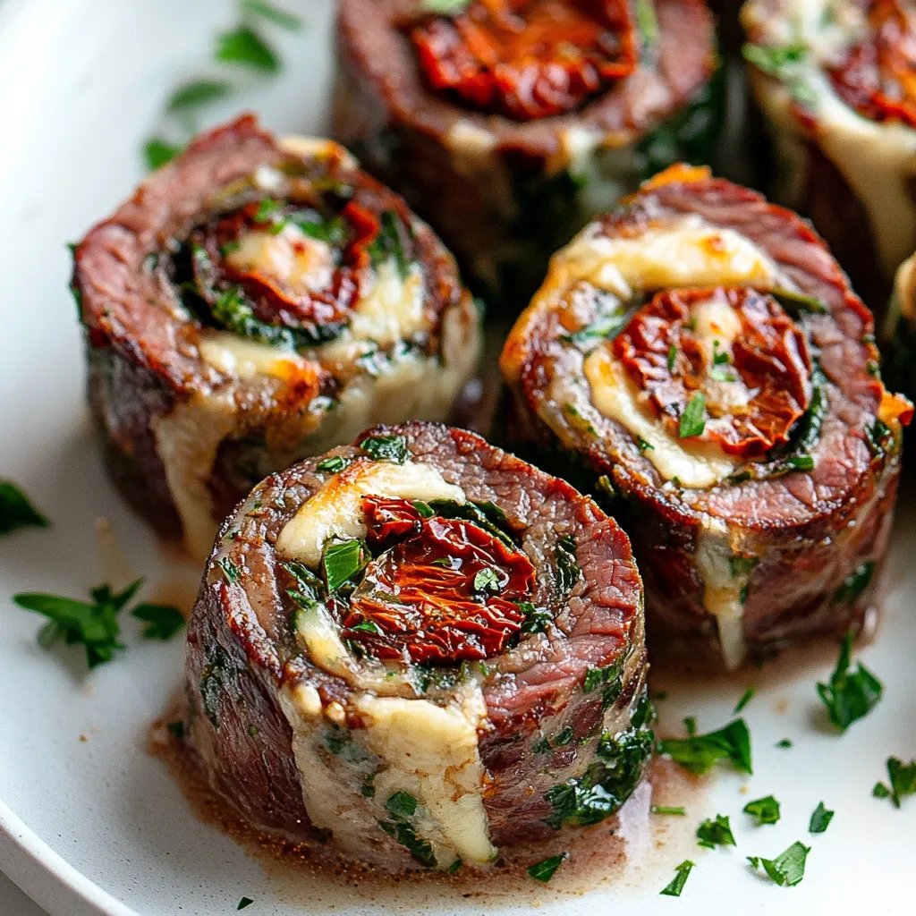 Gros plan sur les Rouleaux de Bœuf