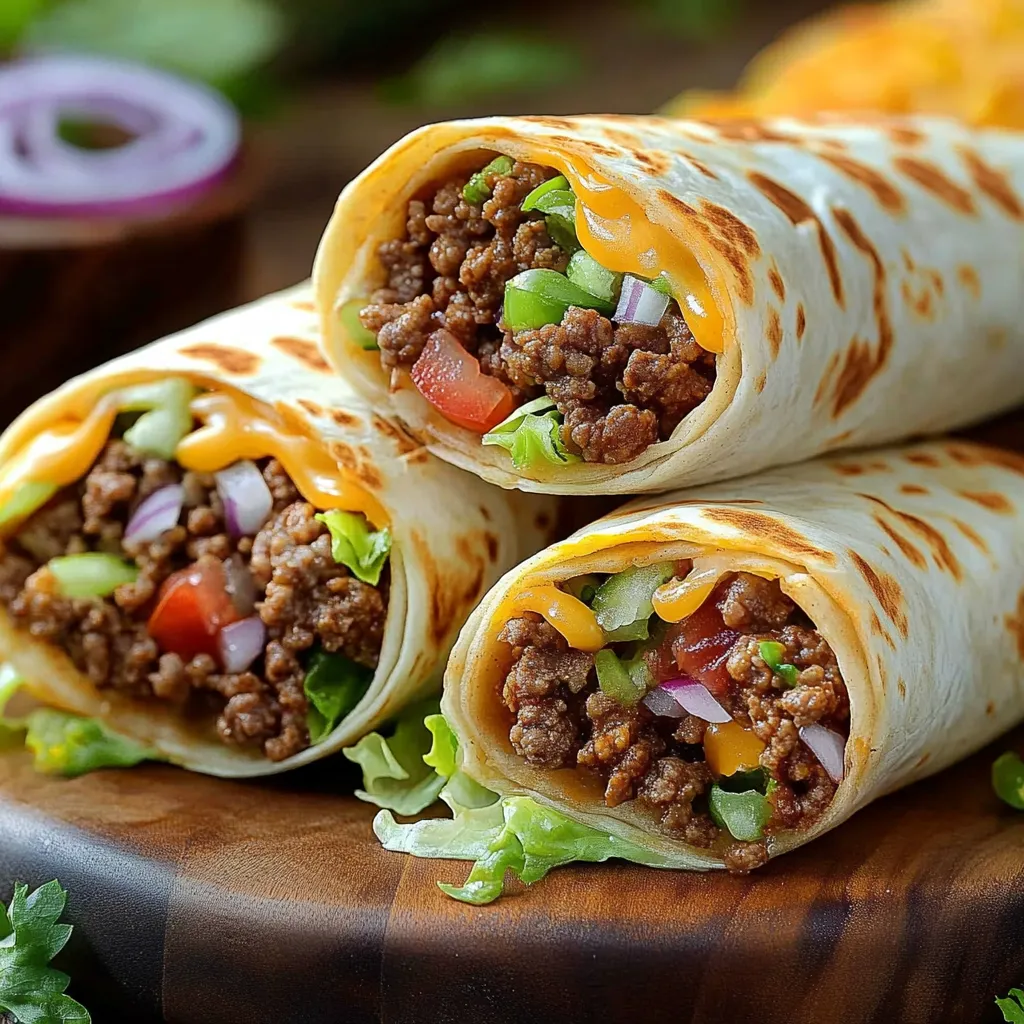 Gros plan sur les Wraps façon Big Mac