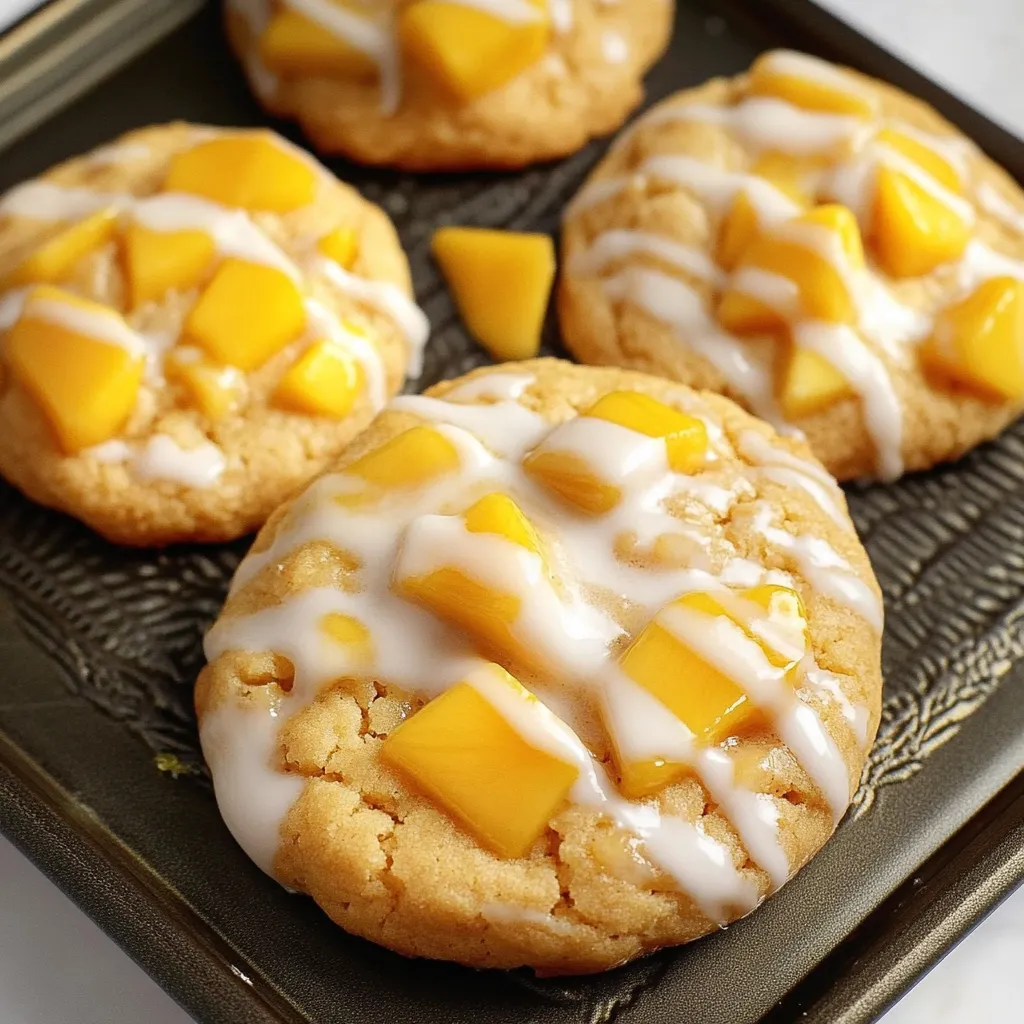 Biscuits moelleux mangue