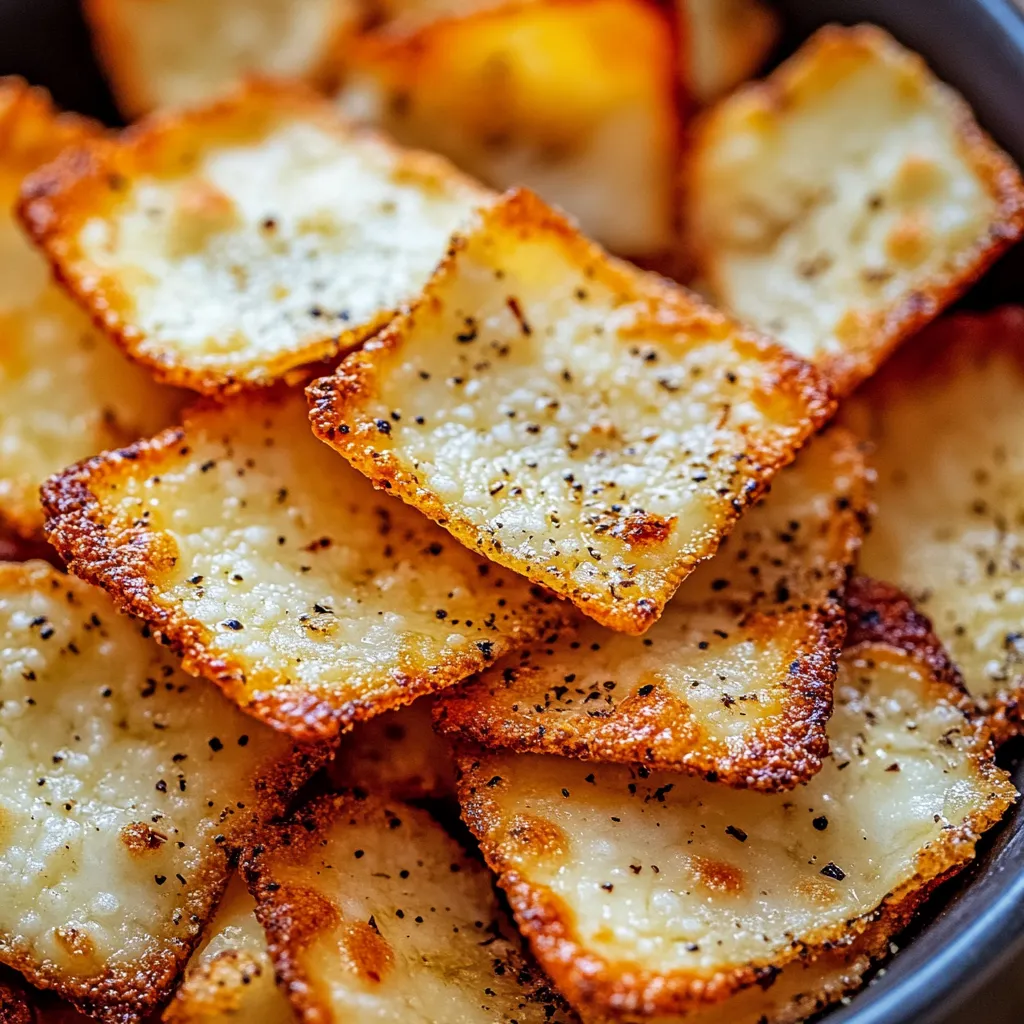 Chips Croustillantes au Fromage