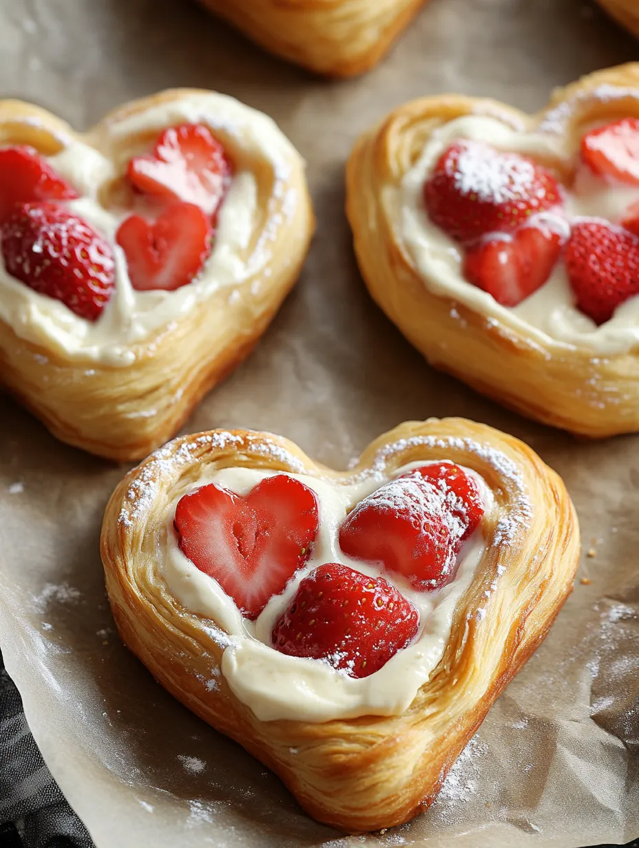 Viennoiserie Maison à la Crème et aux Fraises