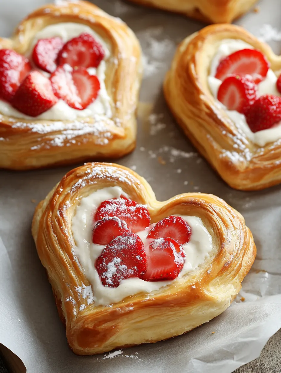 Recette de Viennoiserie à la Crème et aux Fraises