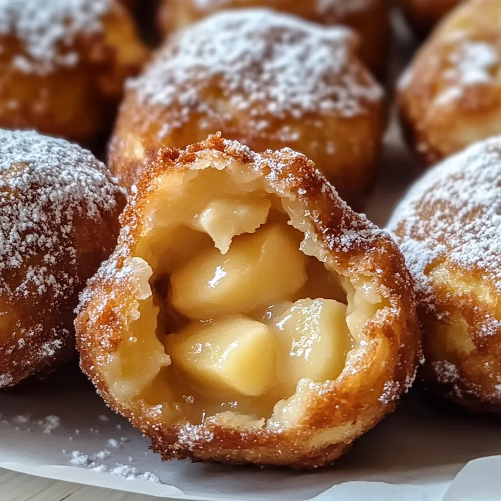 Zoom sur bouchée pomme feuilletée