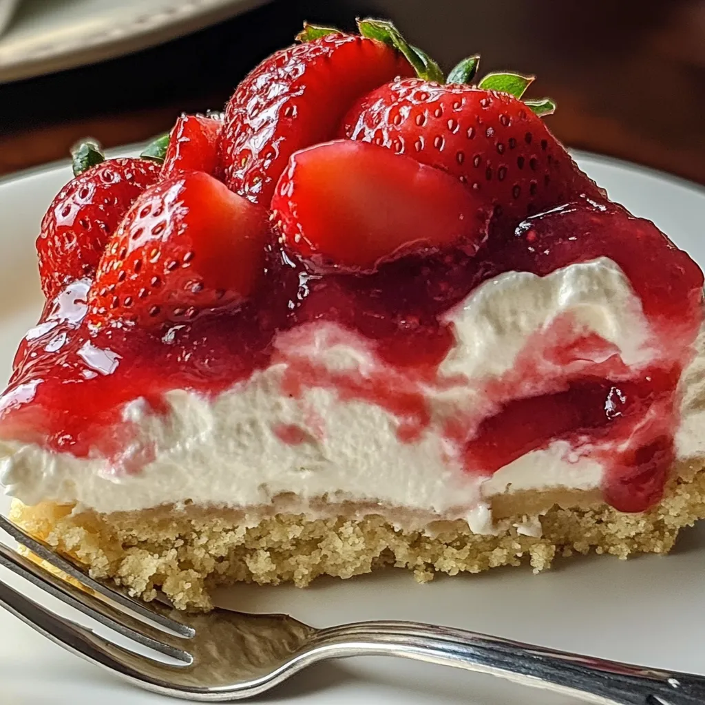 Gâteau Fraises Fromage Simple