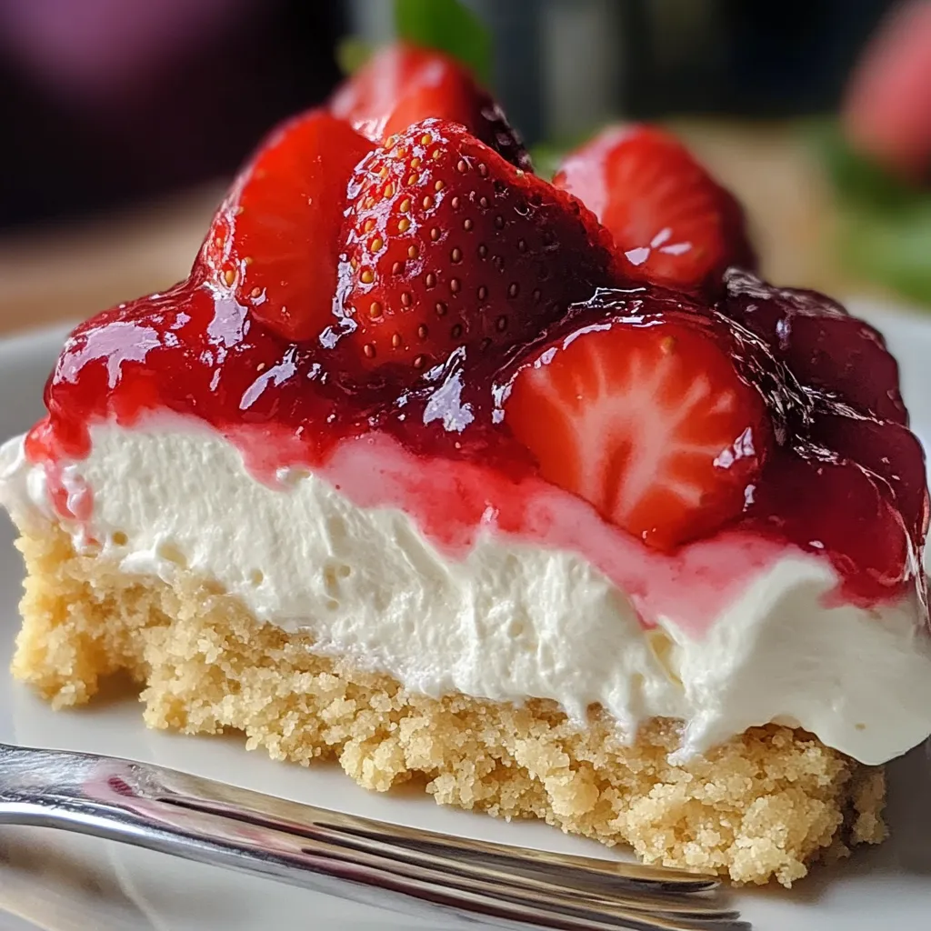 Gâteau rapide fraises cheesecake