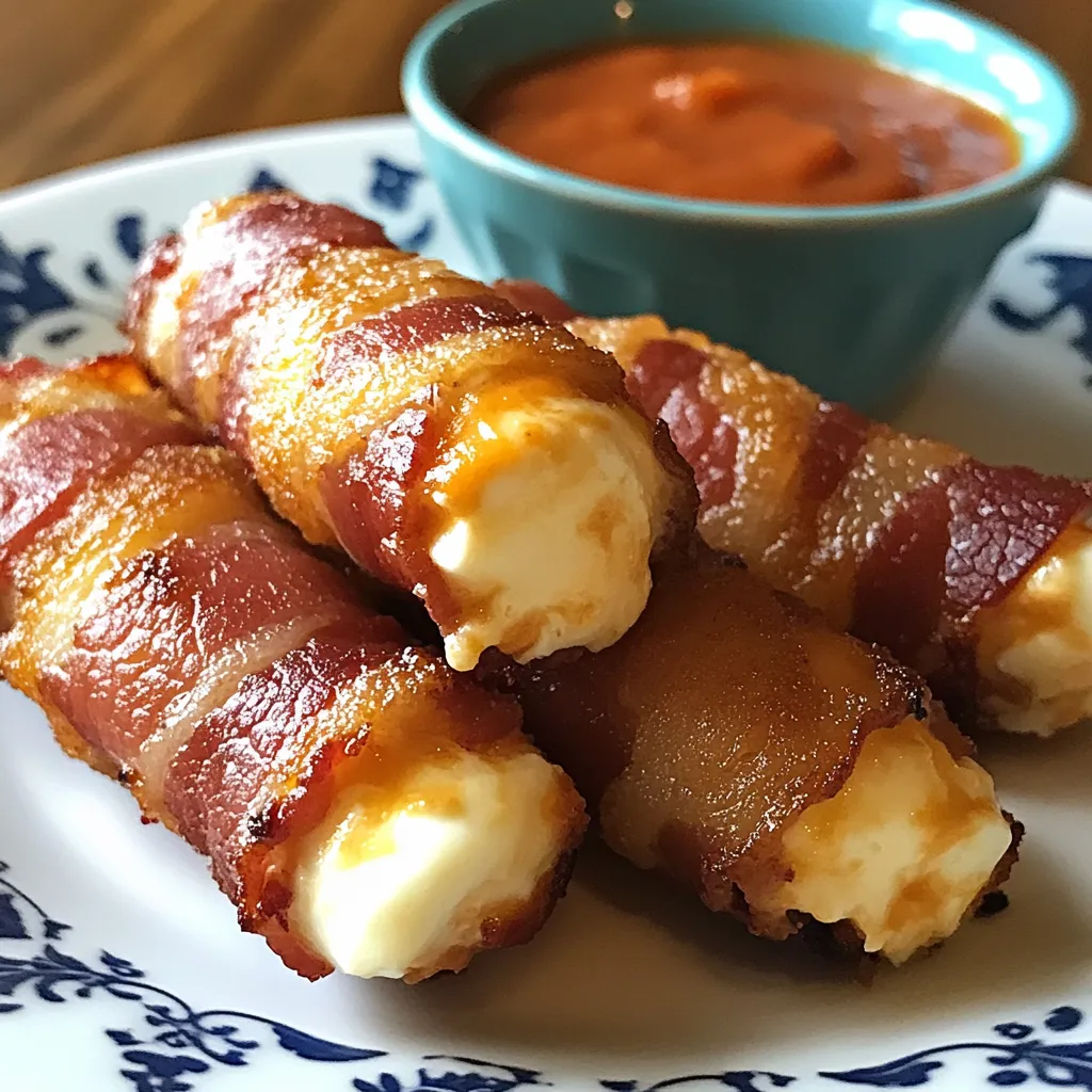 Mozzarella au bacon croquant