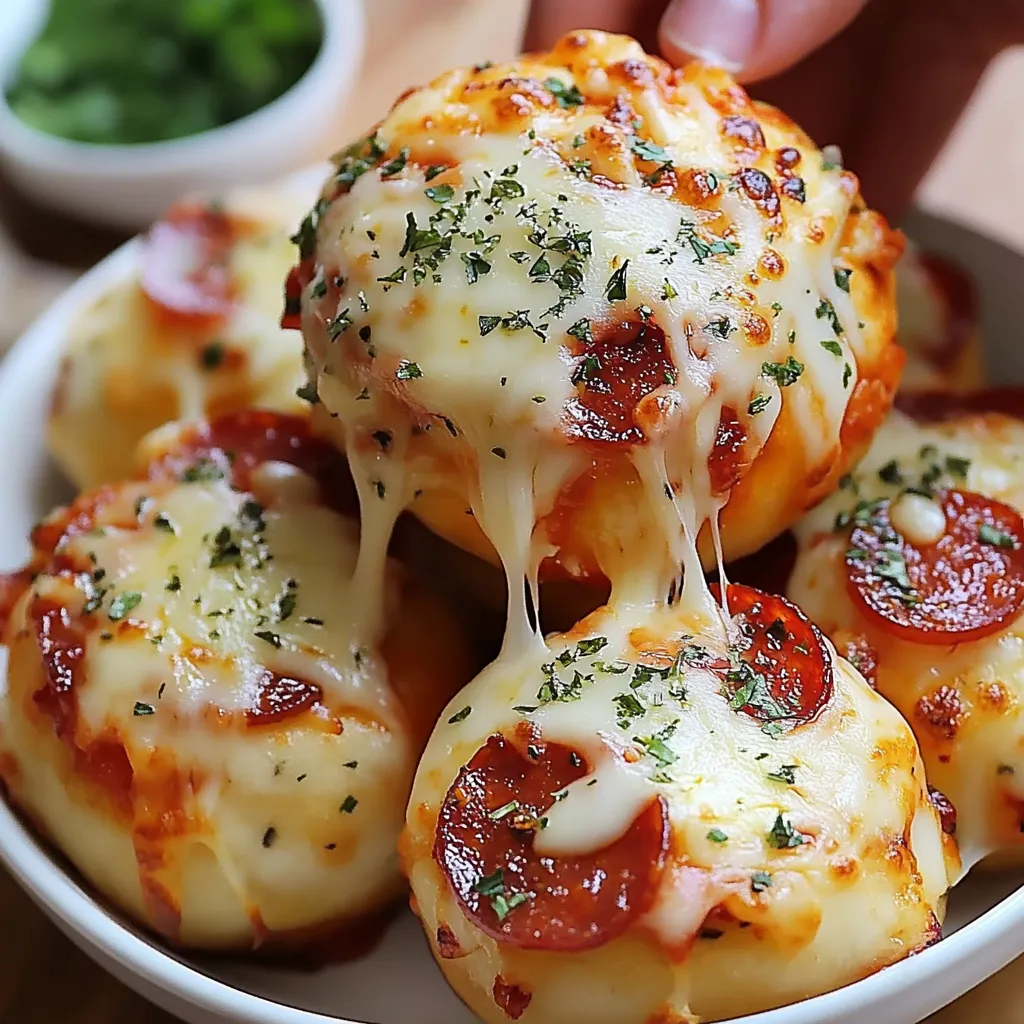 Bouchées pizza fondantes