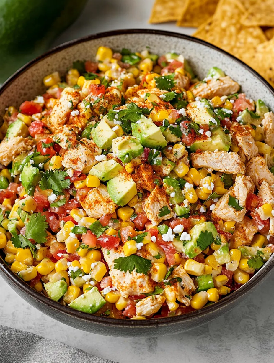Meilleure Salade de Maïs et Poulet