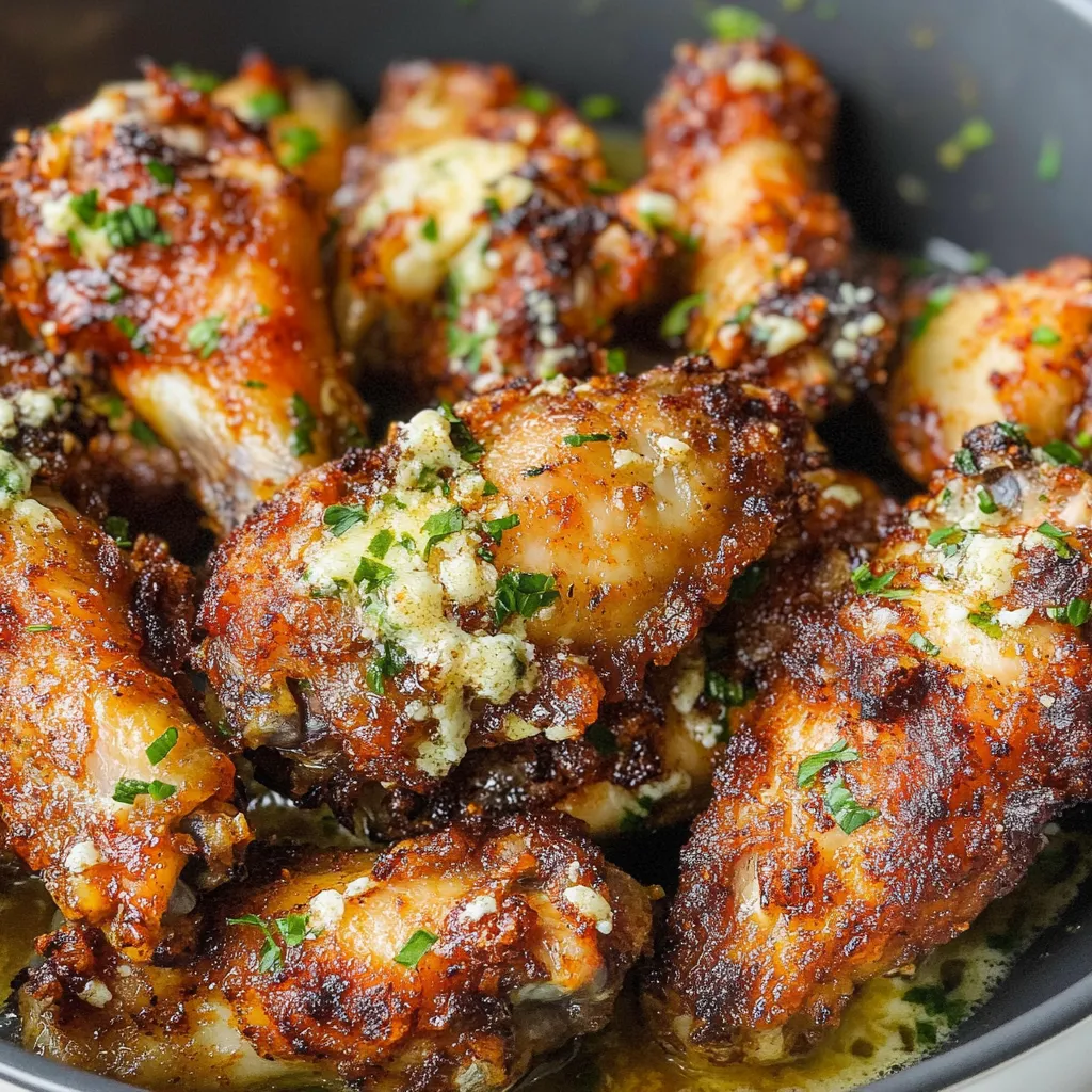 Ailes de Poulet Parmesan Croustillantes