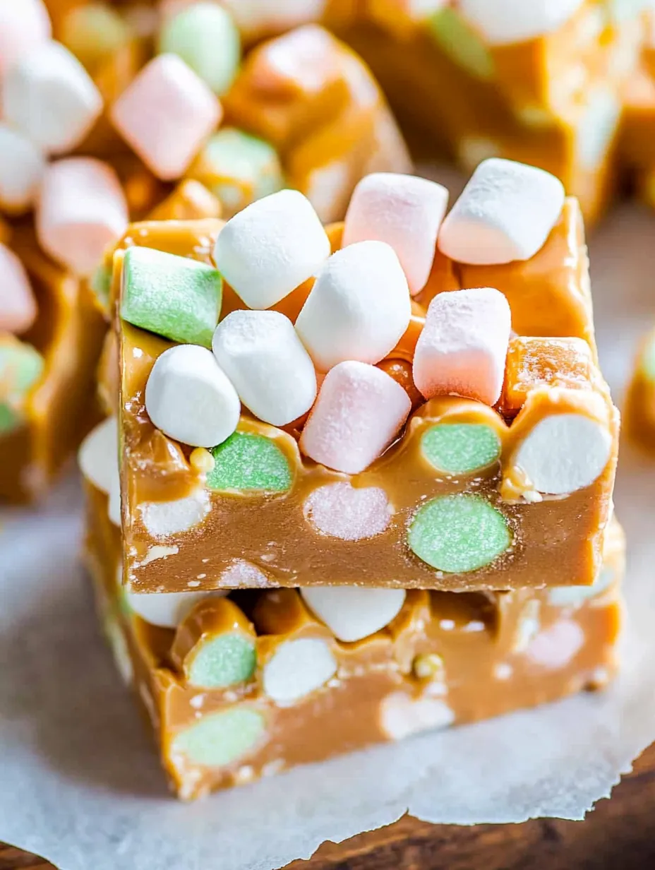 Carrés Guimauve Cacahuète Caramel
