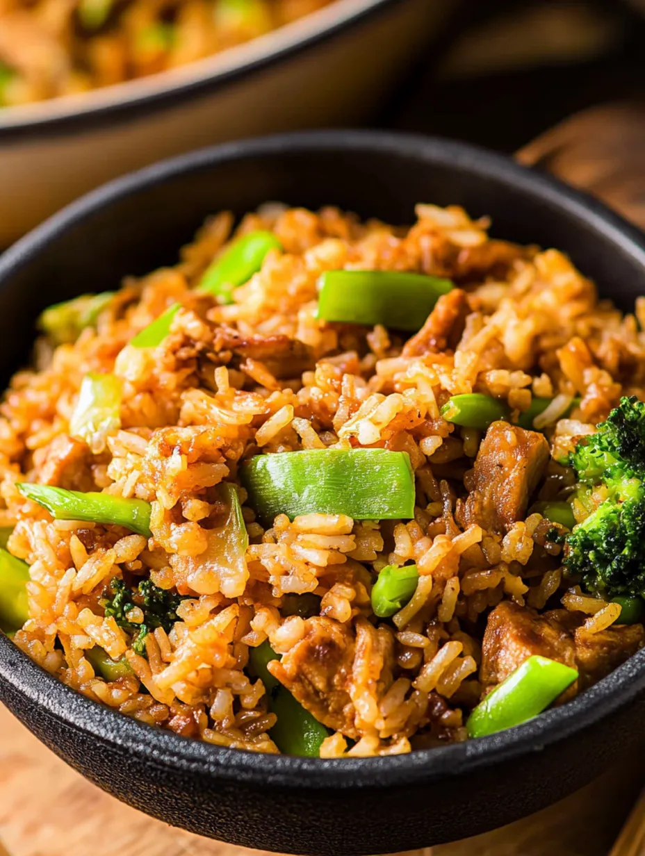 Riz sauté maison façon PF Chang