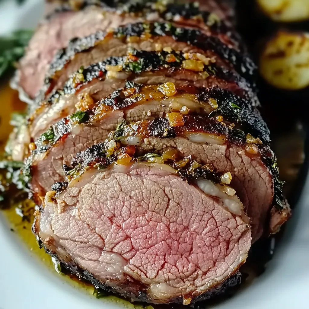 Agneau Moutardé Croûte d'Herbes