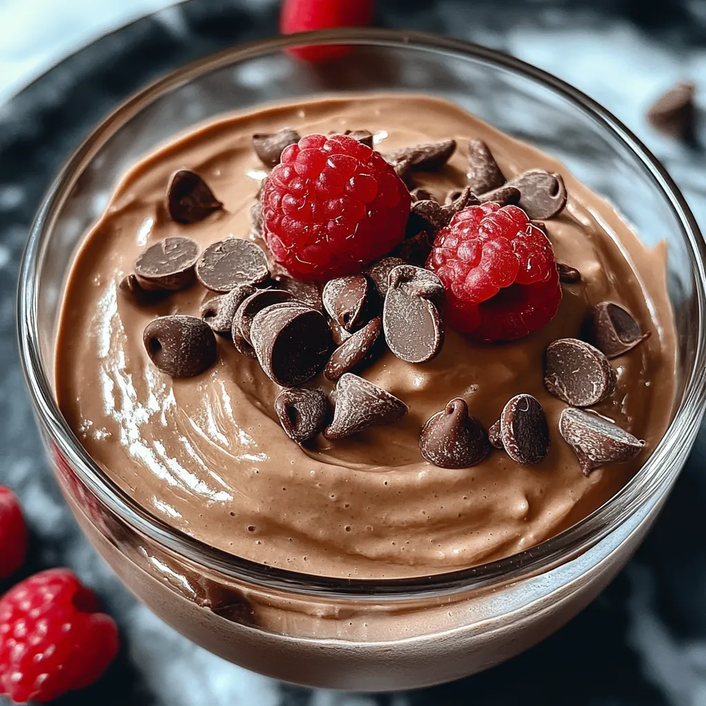 Mousse au chocolat et fromage blanc
