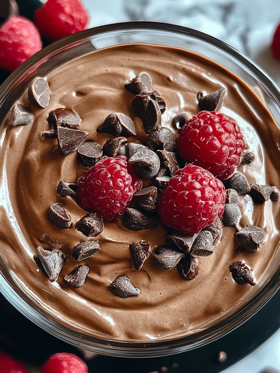 Mousse Chocolat Fromage Blanc Faible en Glucides