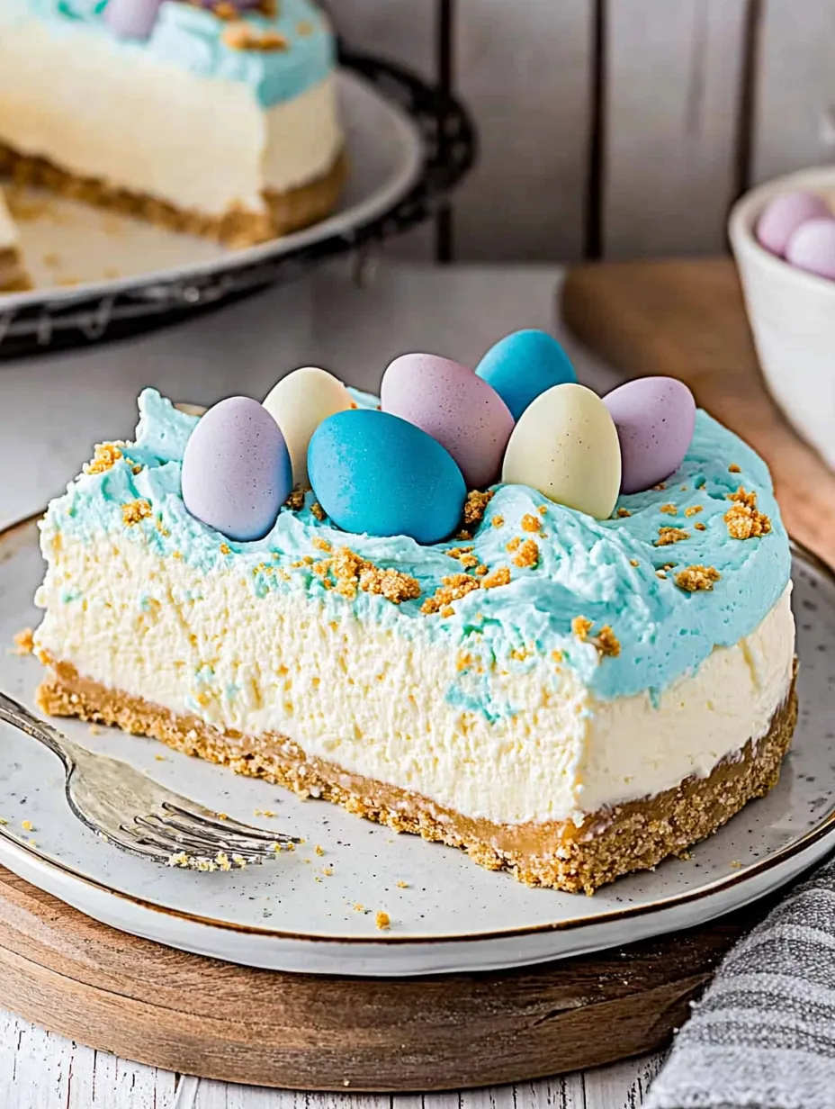 Cheesecake aux œufs de Pâques gourmand