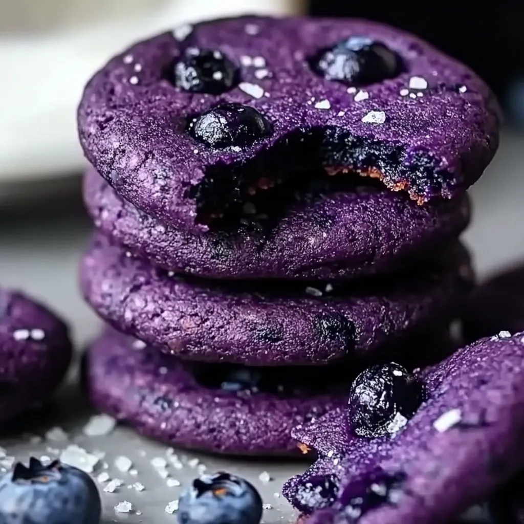 Biscuits aux myrtilles célestes