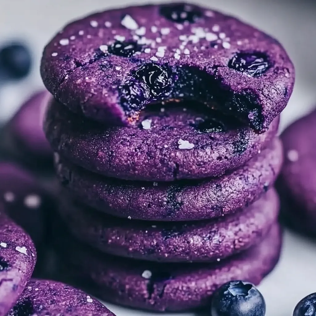 Délicieux biscuits célestes aux myrtilles