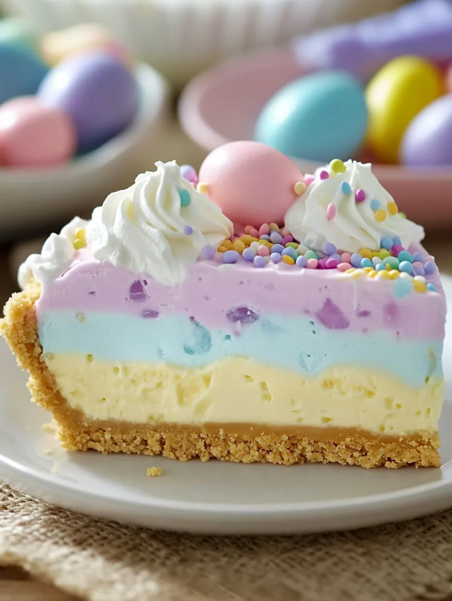 Tarte gélifiée de Pâques sans cuisson