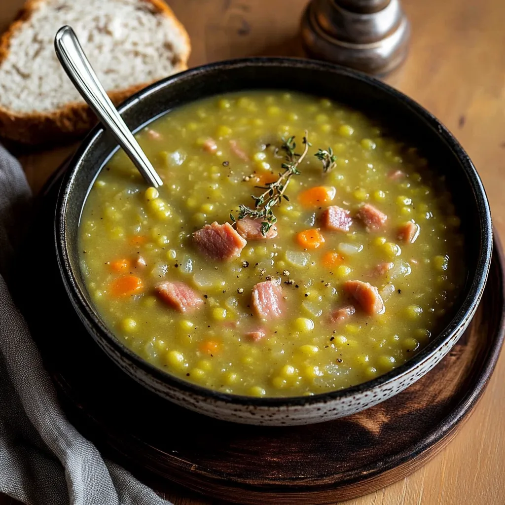 Délicieuse Soupe Pois Cassés