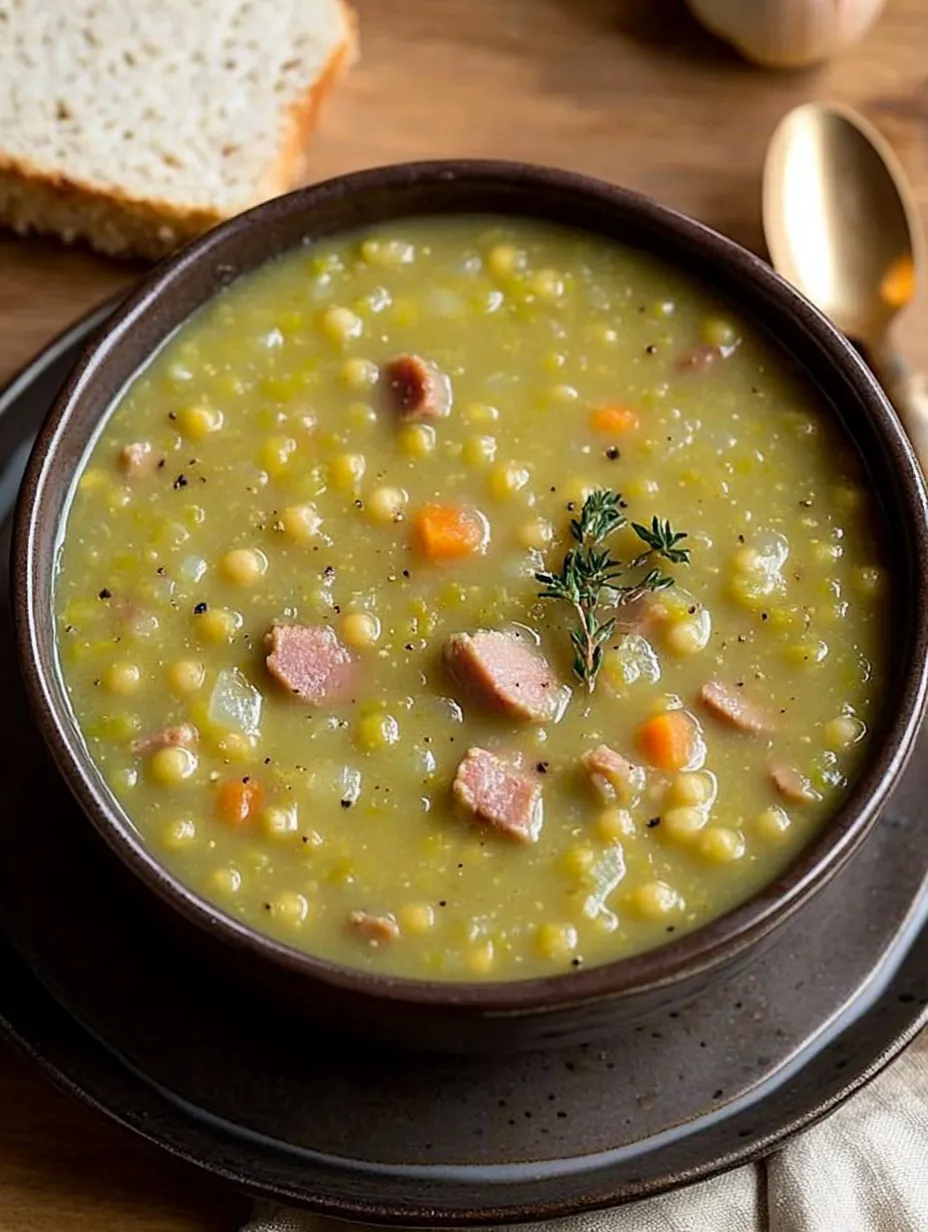 Soupe aux pois cassés réconfortante