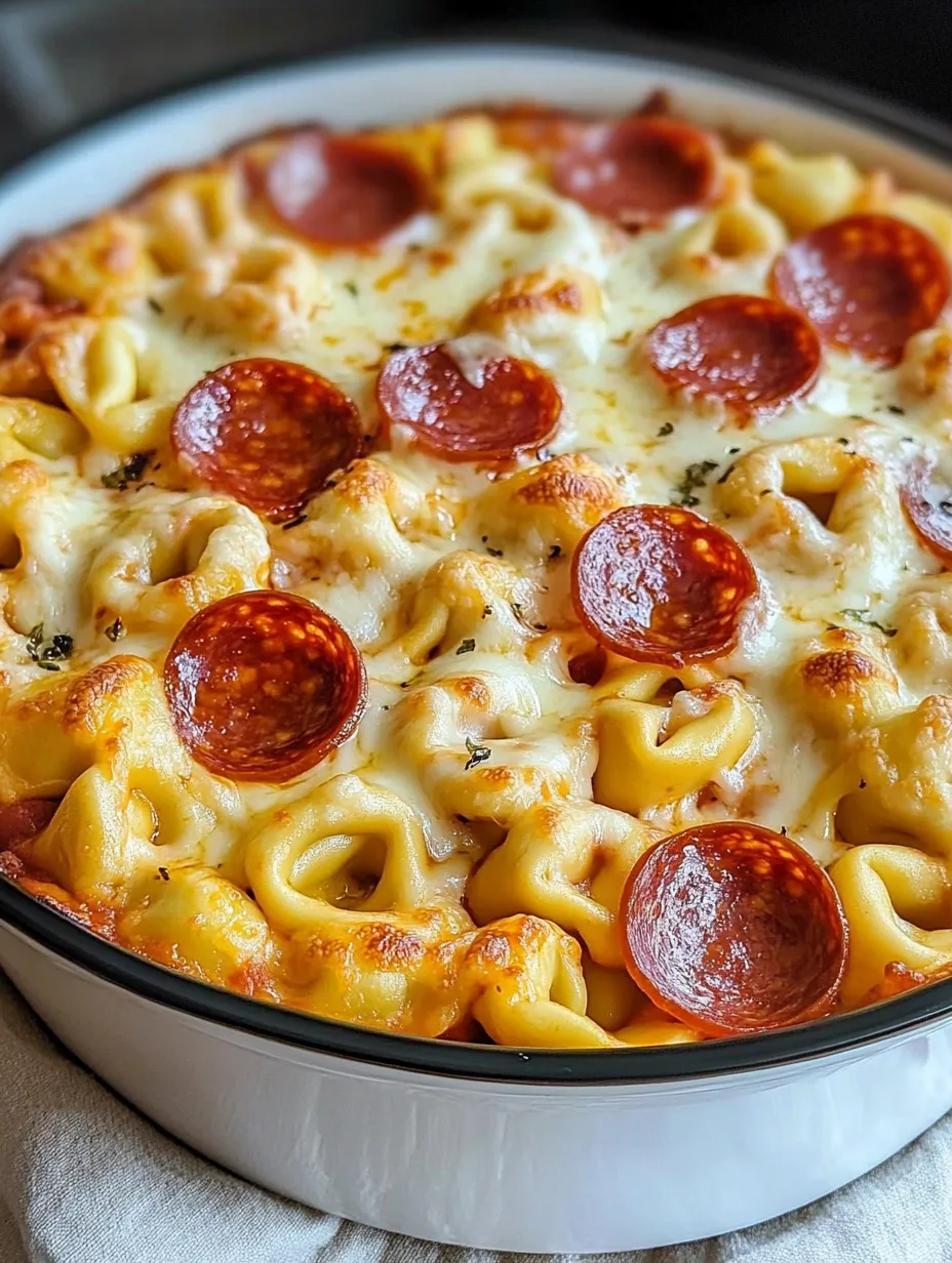 Gratin de Tortellini Façon Pizza Facile