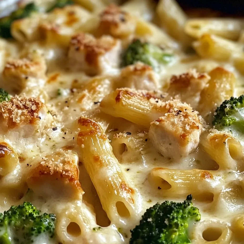 Pâtes au Poulet et Broccoli