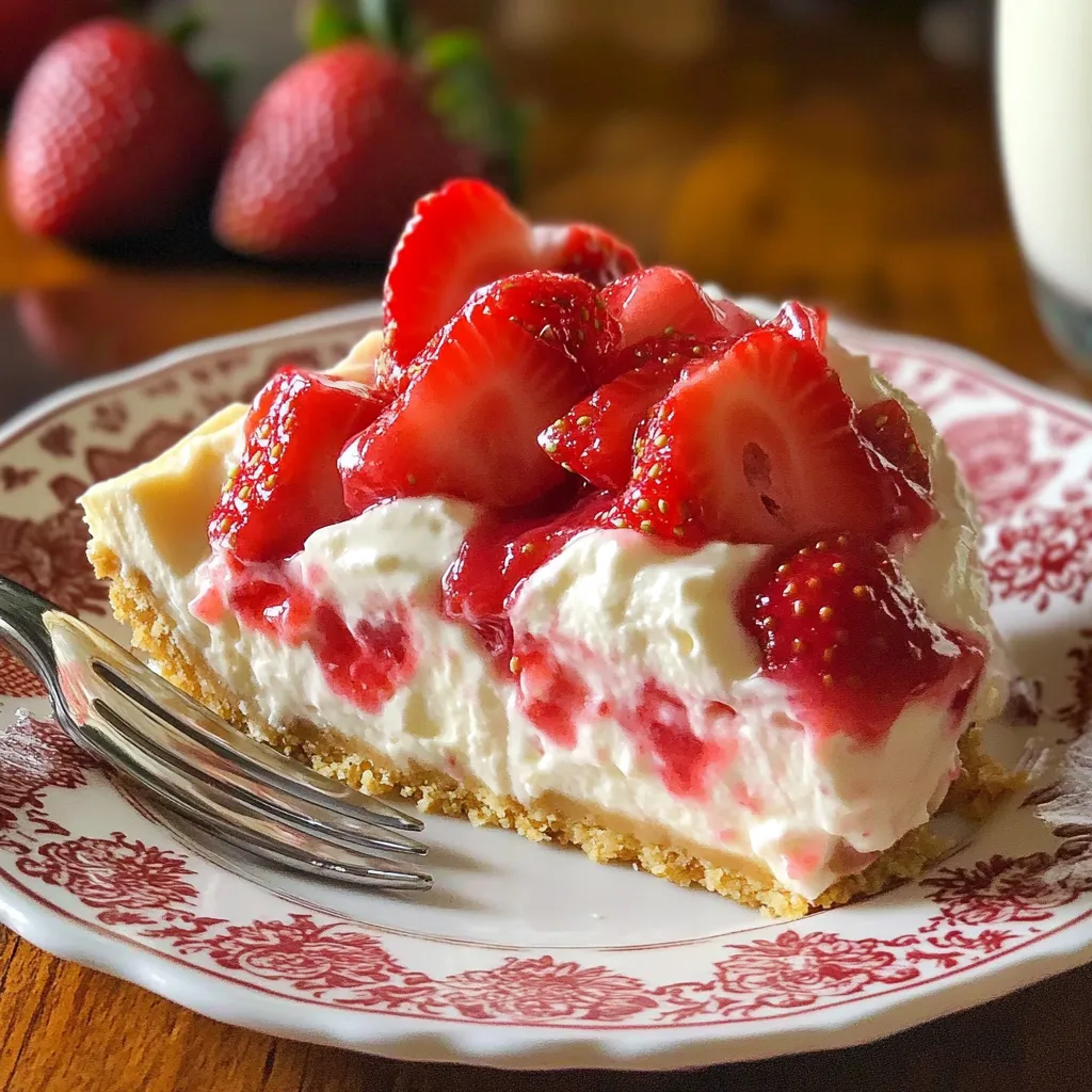 Délice Fraise et Cheesecake Sans Cuisson