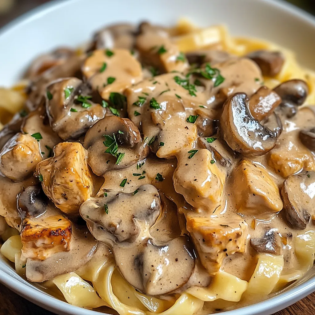 Poulet Stroganoff