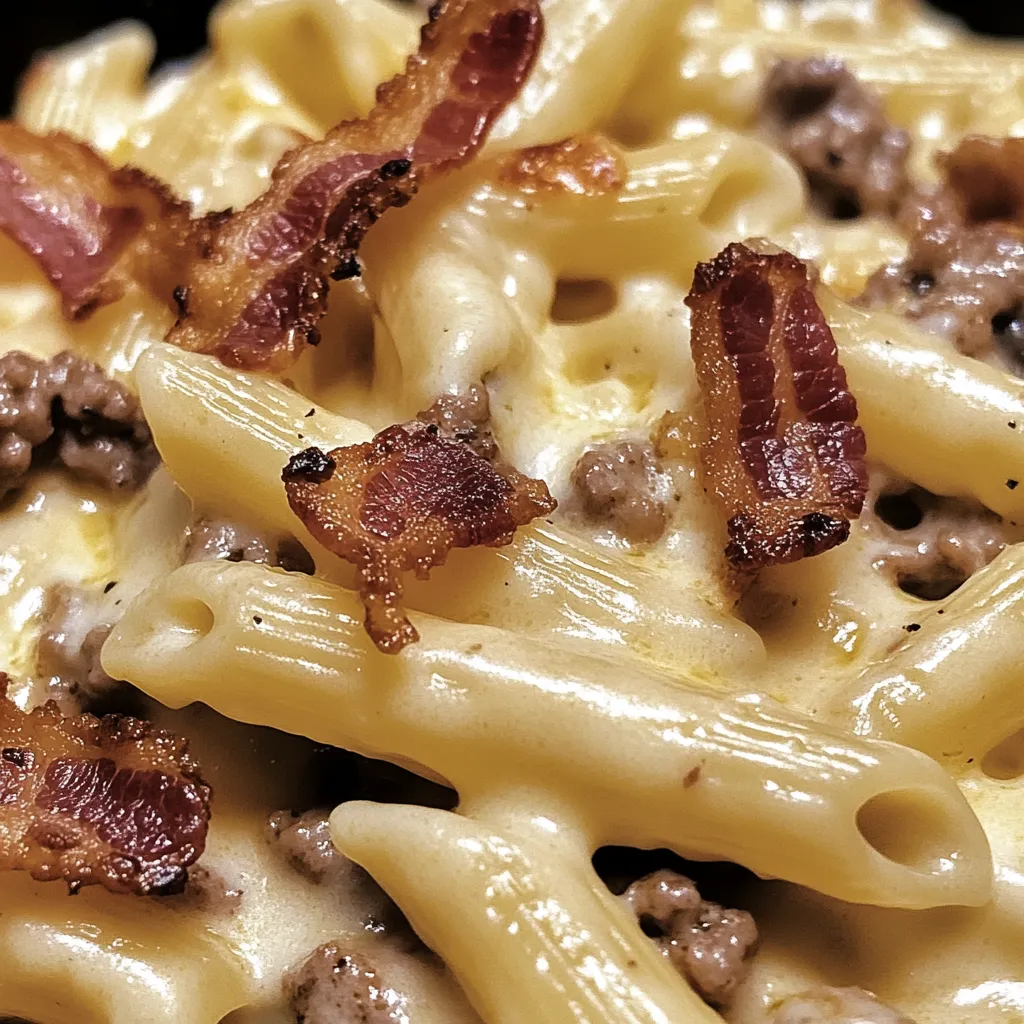 Délicieuses Pâtes au Bacon