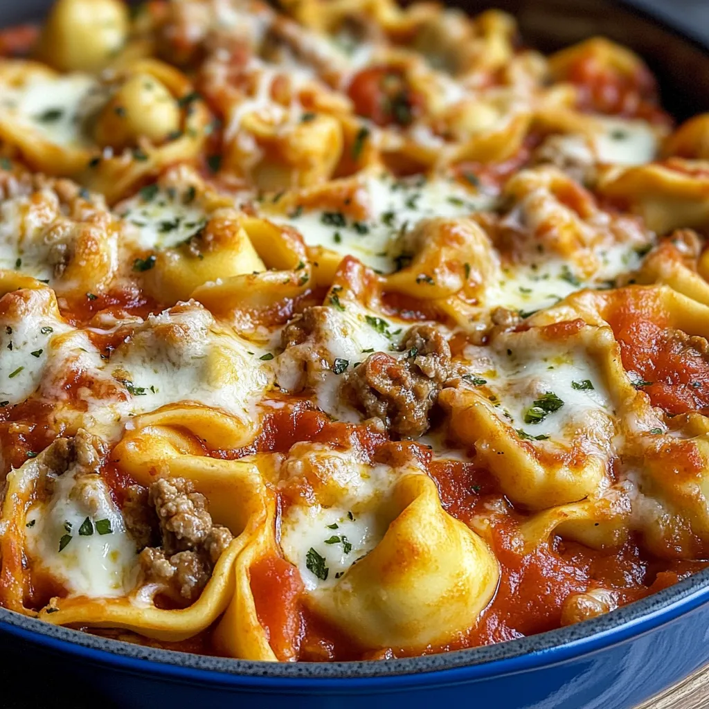 Tortellini Pizza Viande Facile