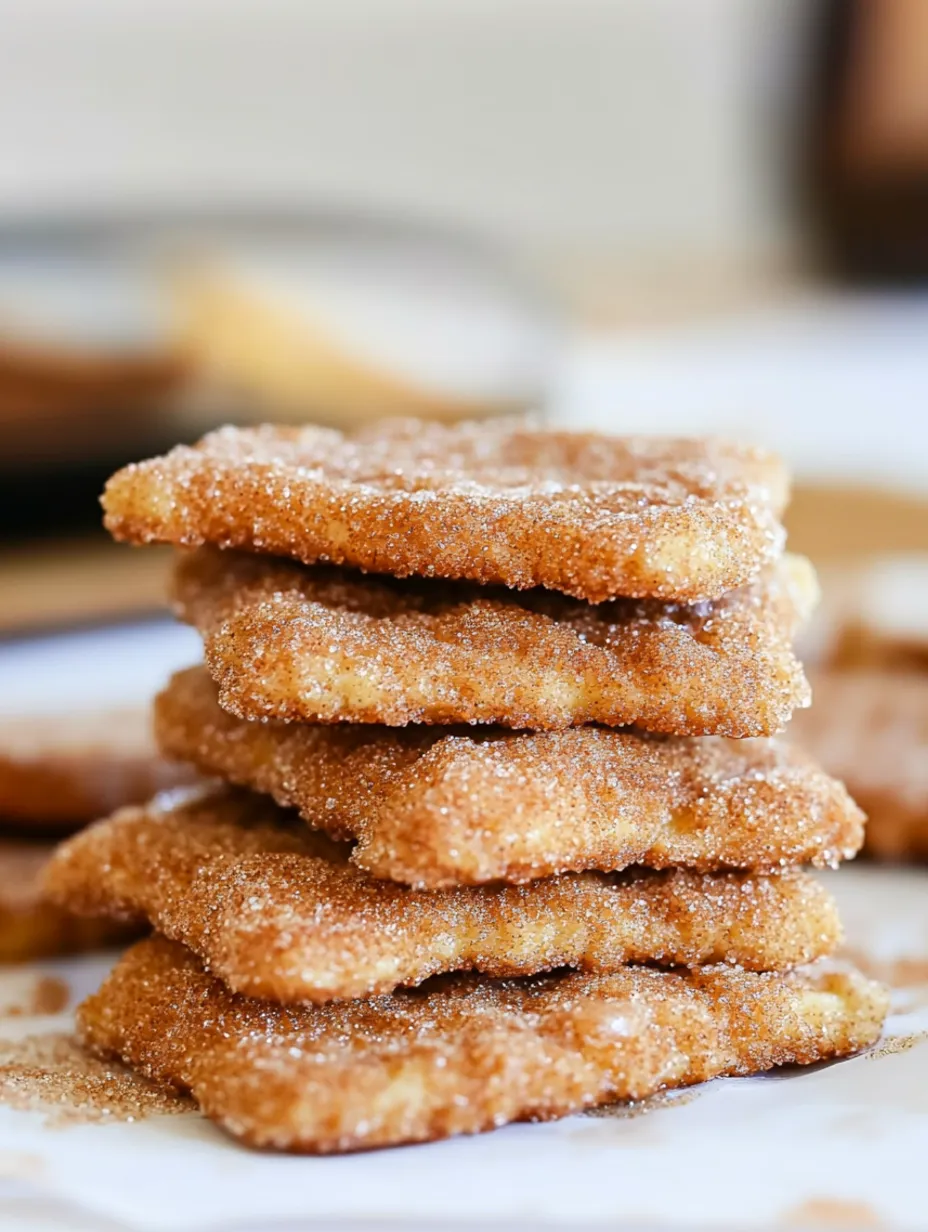 Biscuits croustillants à la cannelle et au sucre faciles