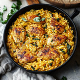 Orzo crémeux au poulet Cajun