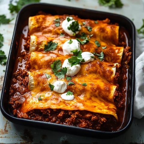 Les Enchiladas au Bœuf Haché